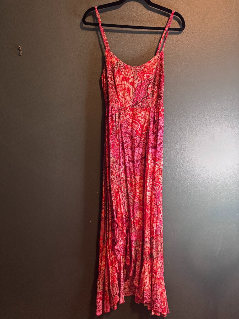 Free People Intimately "Forever Yours" Smocked Slip Dres